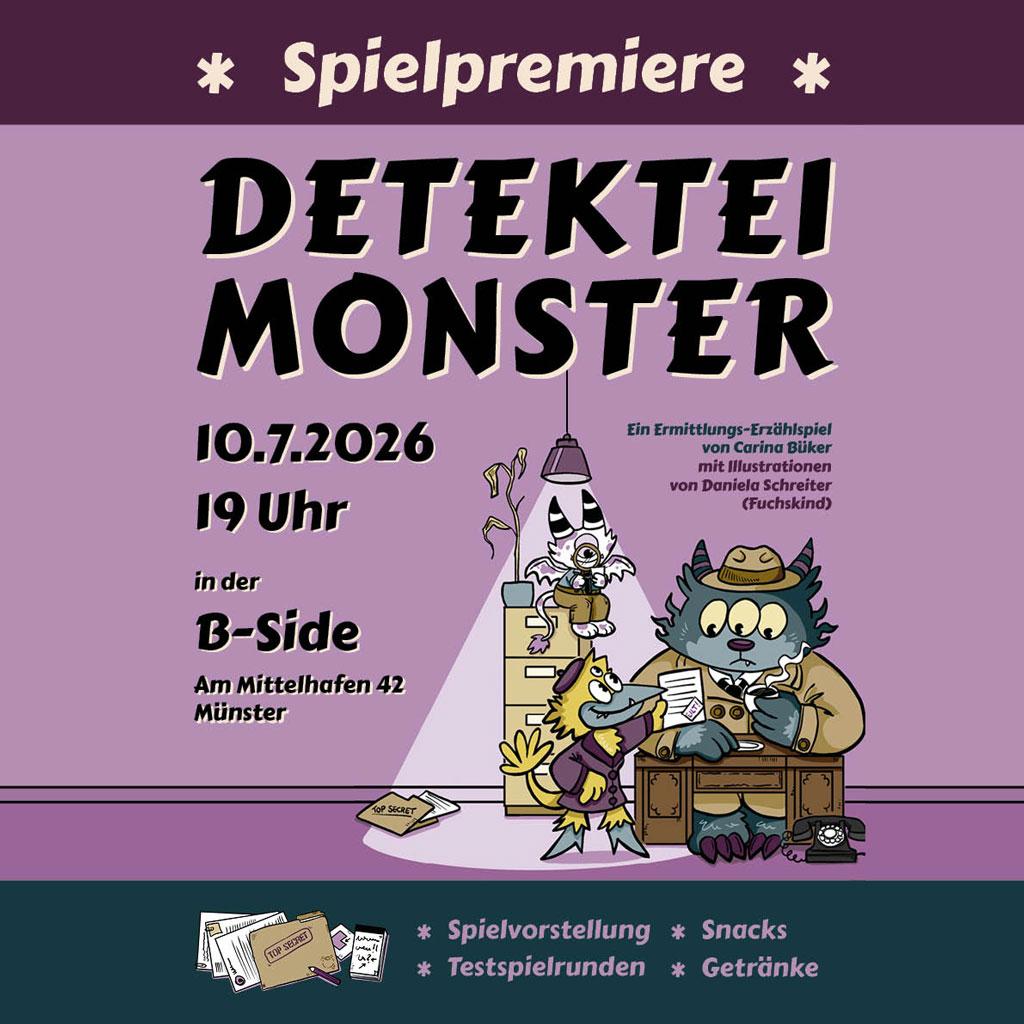 Dedektei Monster Spielpremiere