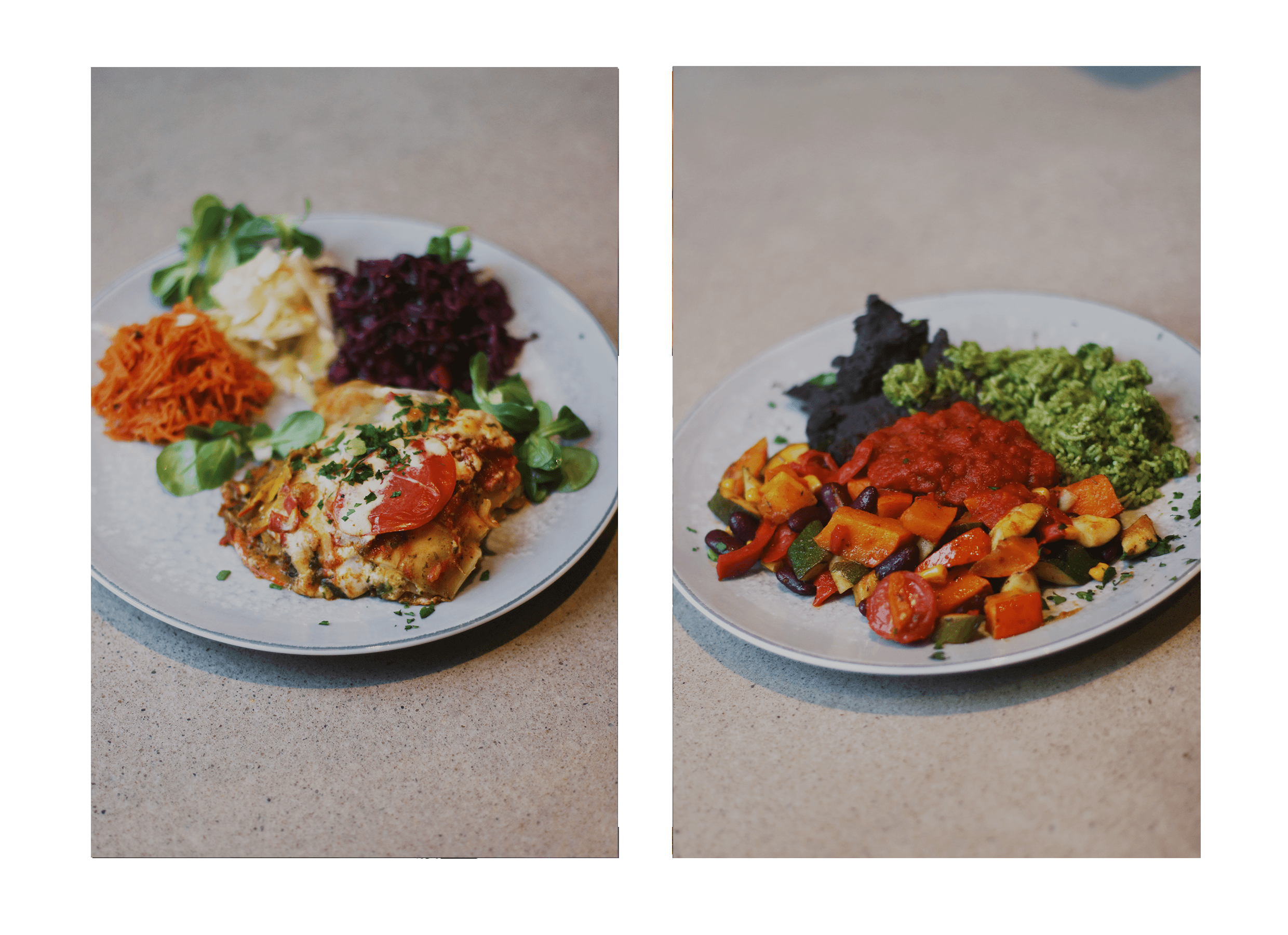 Lasagne, Burrito-Bowl