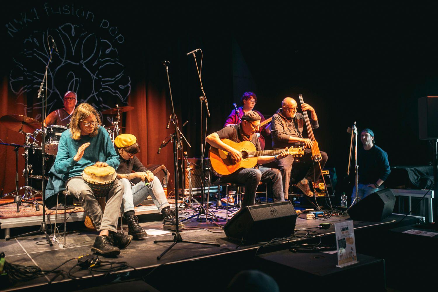 Jam Session im Veranstaltungssaal