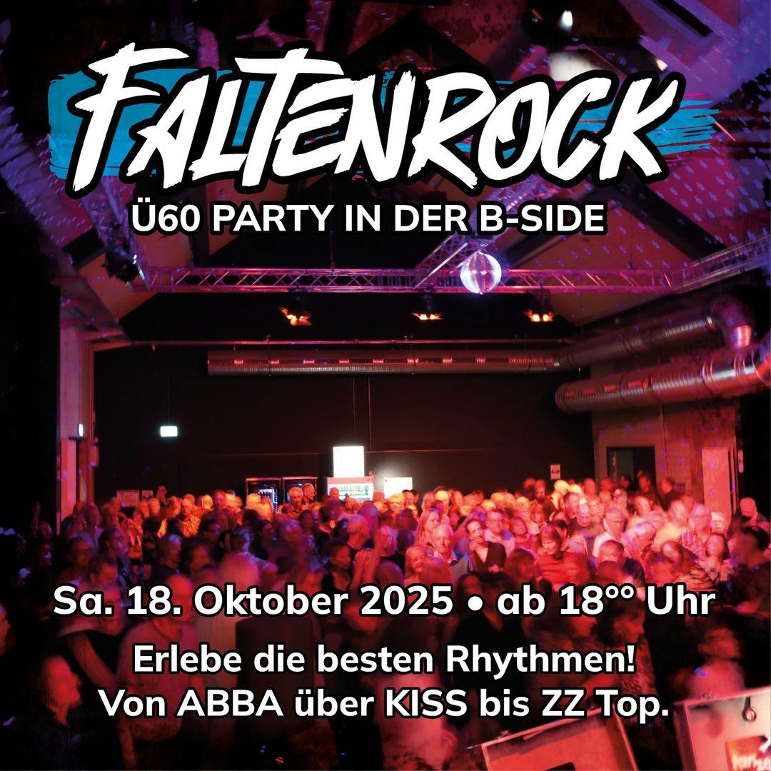 Faltenrock Ü60 Party
