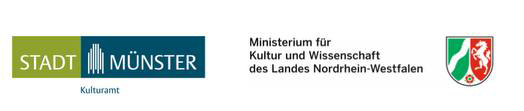 Foerderer der One World Lounge sind das Kulturamt der Stadt Münster, sowie das Ministerium für Kultur und Wissenschaft des Landes Nordrhein-Westfalen.